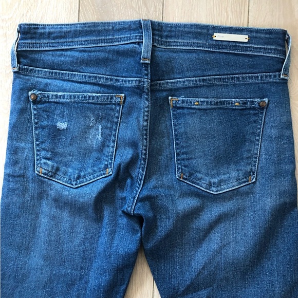 Anthropologie Pilcro and the Letterpress Distressed Low Rise Jeans Size 27P - Picture 9 of 13